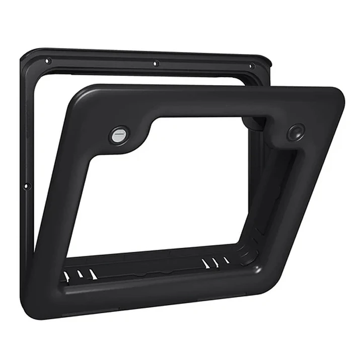 Puerta para baño cassette Thetford negra 1