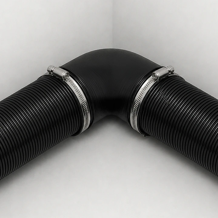 Codo para tubo de aire 60mm Autoterm 2