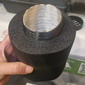 Aislación de tubos espuma elastomérica 60mm x 25mm