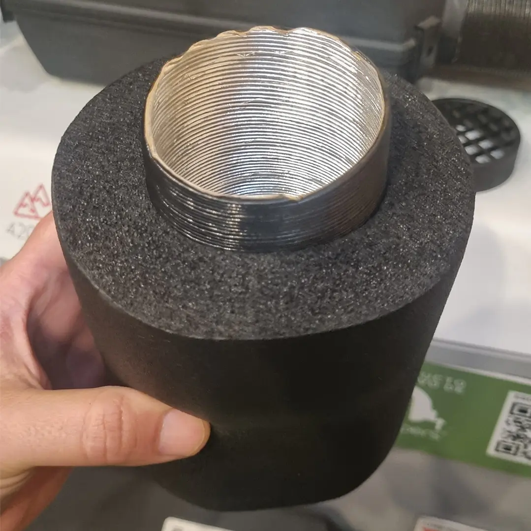 Aislación de tubos espuma elastomérica 60mm x 25mm 2