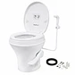 Baño Seaflo descarga gravedad a pedal incluye rociador para casa rodante - Miniatura 1