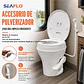 Baño Seaflo descarga gravedad a pedal incluye rociador para casa rodante - Miniatura 4