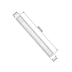 Mica cubre led de claraboya Ranger 264x26mm