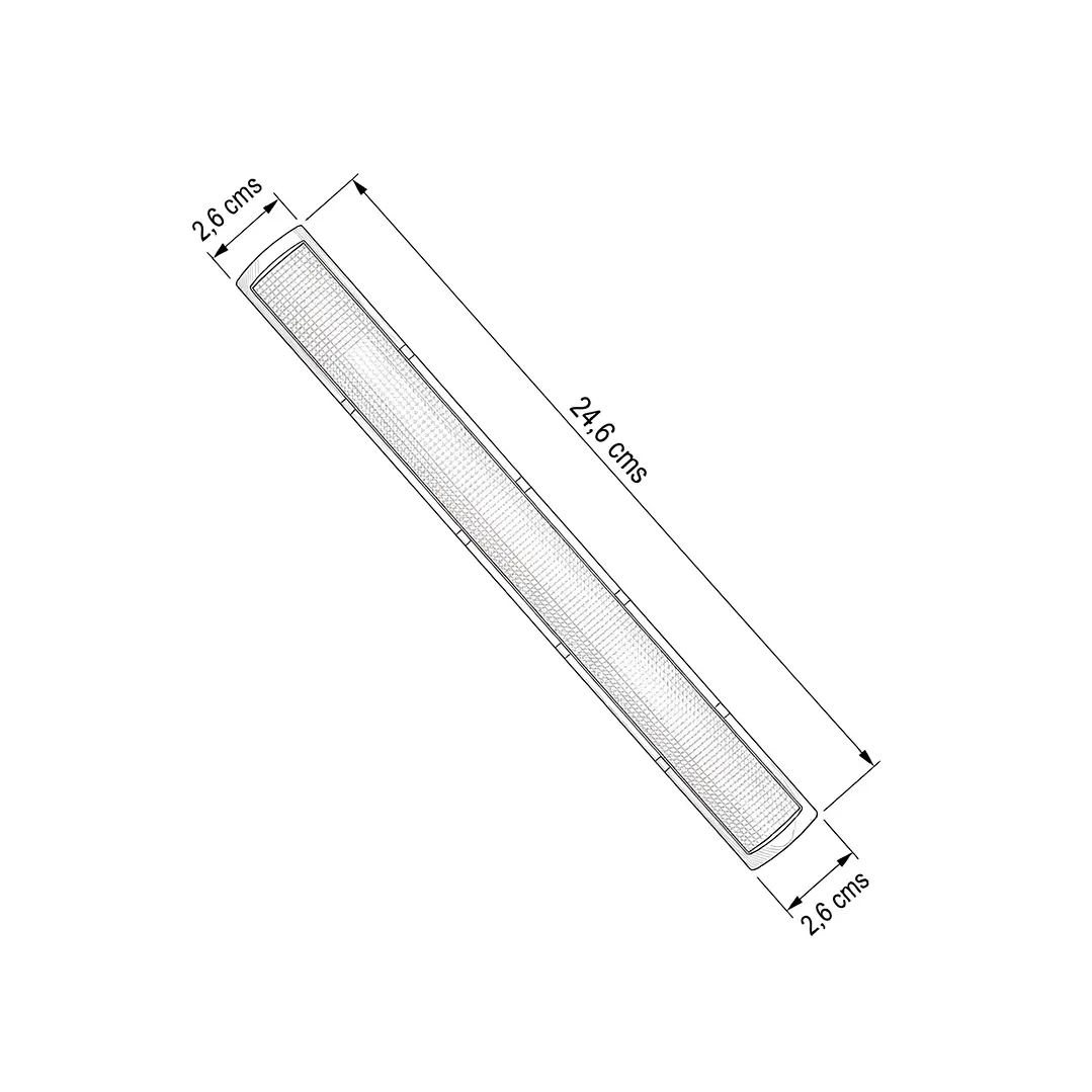 Mica cubre led de claraboya Ranger 264x26mm 2