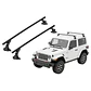 Pack 2 barras SquareBar Evo 135 + 4 Bases para techos con botaguas 951 - Miniatura 1