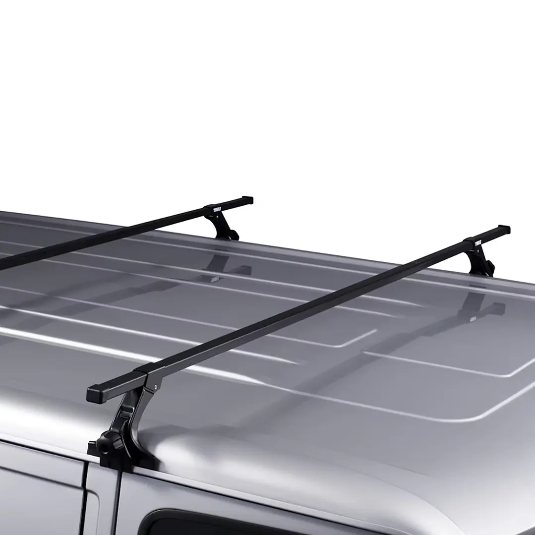 Pack 2 barras SquareBar Evo 135 + 4 Bases para techos con botaguas 951 3