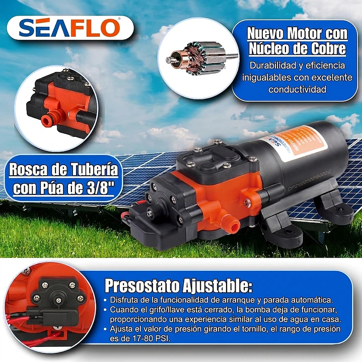 Bomba de agua 3.8L | 40PSI serie 21 3