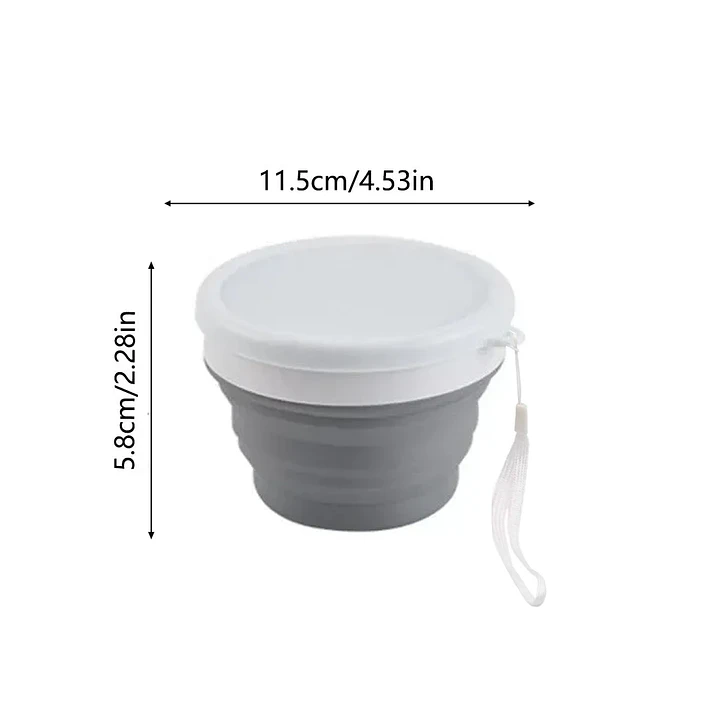 Pack 2 bowls plegables gris el segundo gratis 4