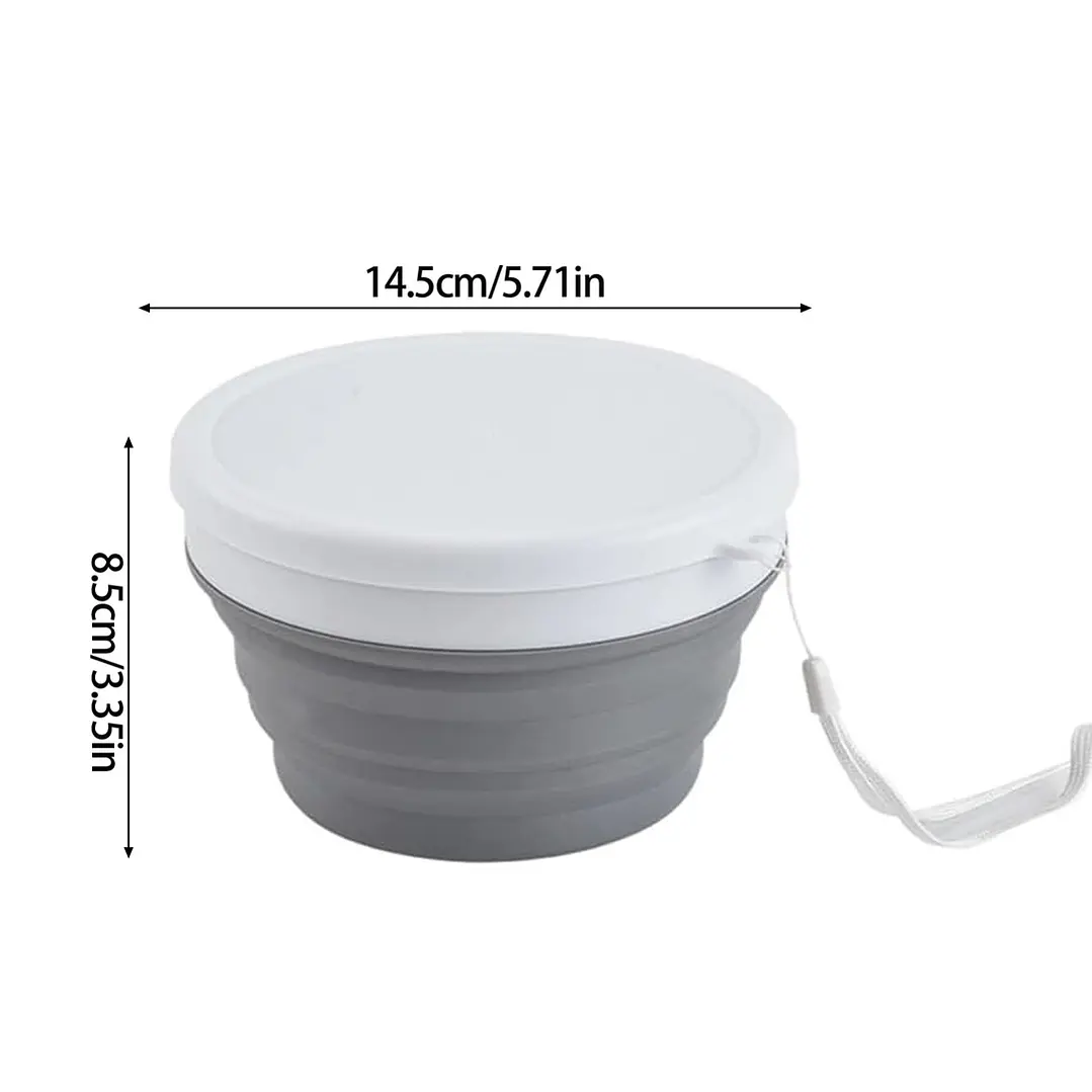 Pack 2 bowls plegables gris el segundo gratis 5