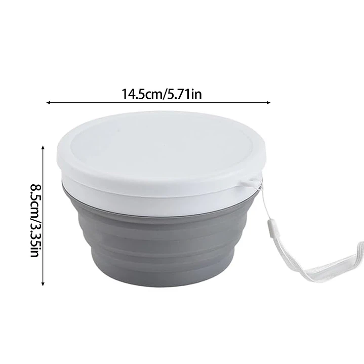 Pack 2 bowls plegables gris el segundo gratis 5