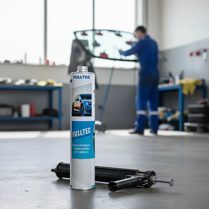 Adhesivo Sellador en Poliuretano Fulltec 300ml para ventanas 5