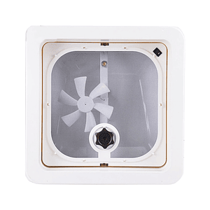 Claraboya 360x360mm con extractor y luz led