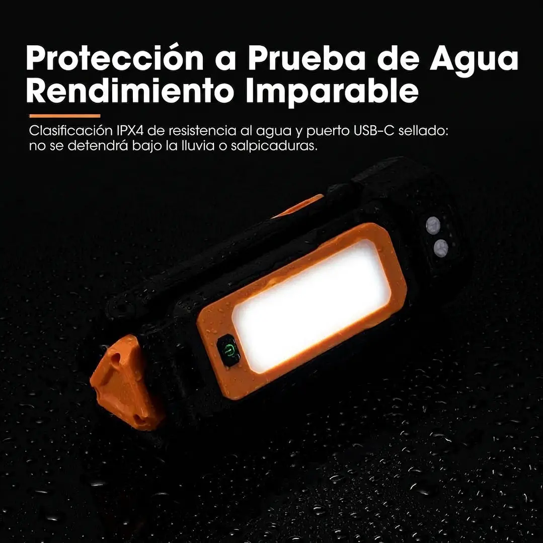 Lámpara LED telescópica portátil con batería recargable de litio 6