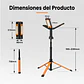 Lámpara LED telescópica portátil con batería recargable de litio - Miniatura 9