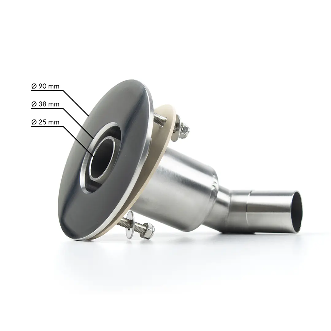 Escape acero inoxidable para calefactor diesel 3