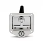 Cerradura acero inoxidable con tirador en T y llave - Miniatura 5