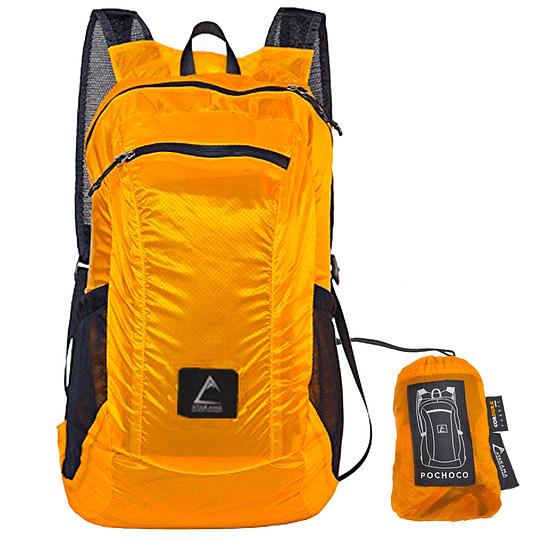 Mochila Plegable Pochoco 16 LT Naranjo