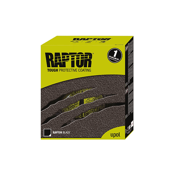 PINTURA RAPTOR KIT DE 4 LITROS NEGRO