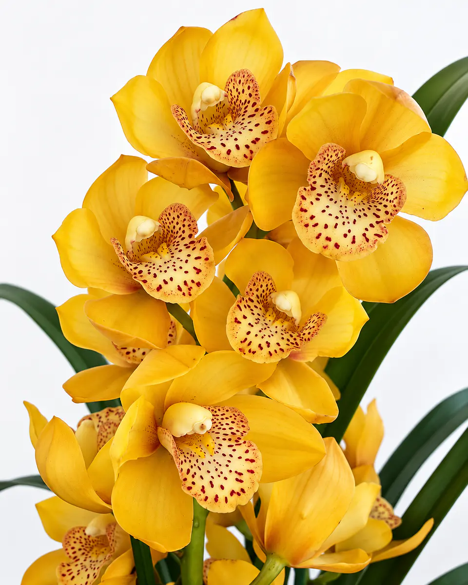 Orquídea Cymbidium Amarela – 2 Hastes 1