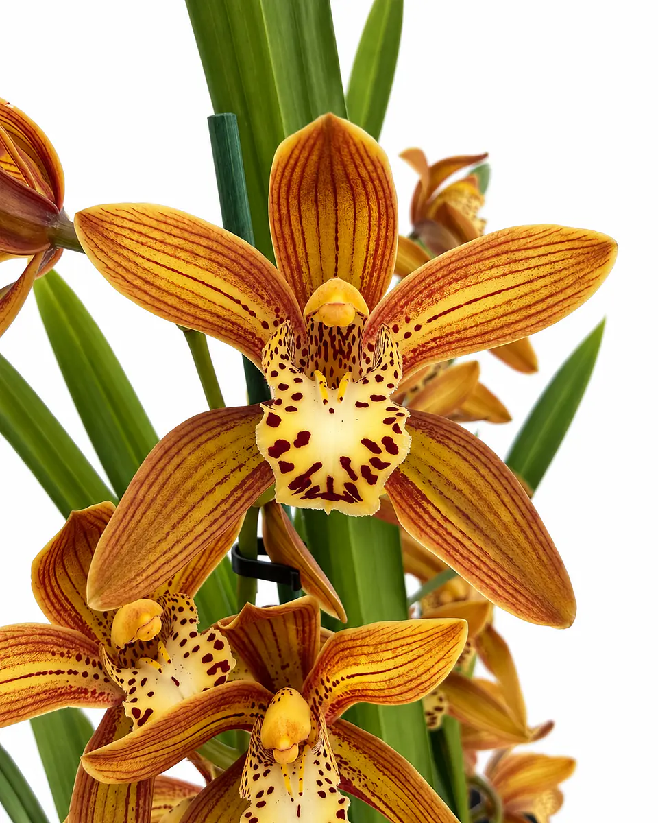 Orquídea Cymbidium Bronze Rajada – 2 Hastes 1