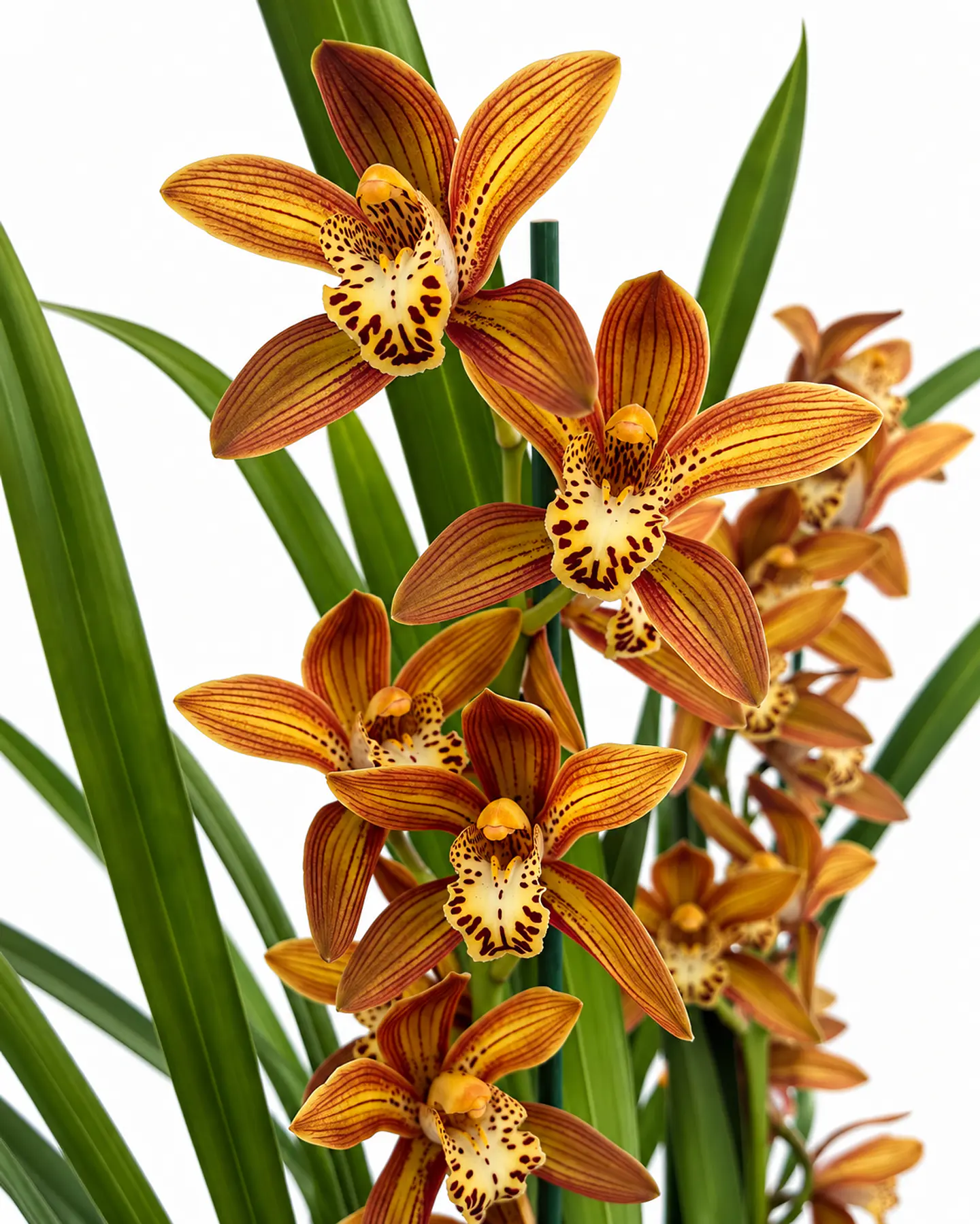 Orquídea Cymbidium Bronze Rajada – 2 Hastes 2