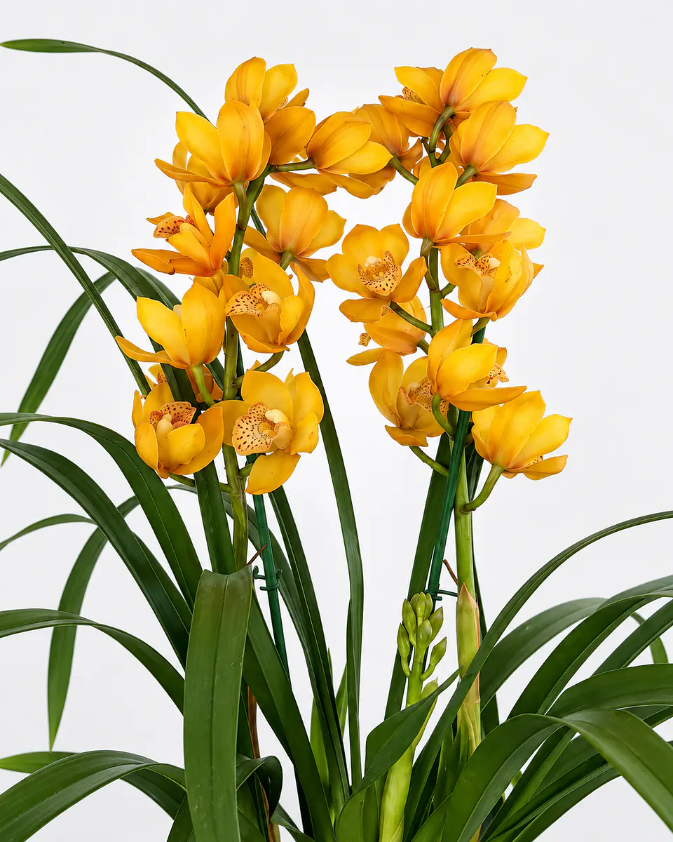 Pack 2 Orquídeas Cymbidium com Flor – Amarela + Rosa 2