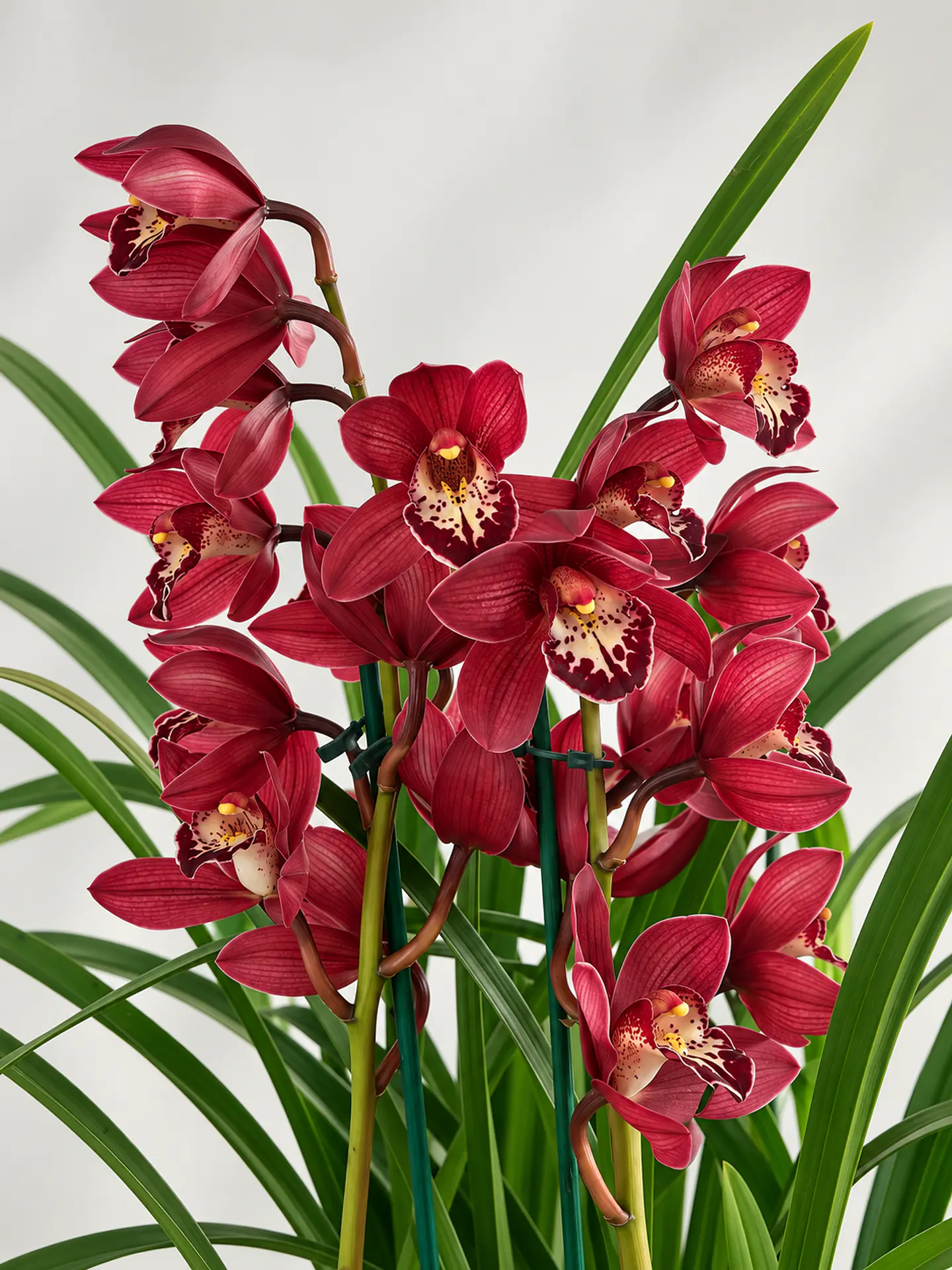 Orquídea Cymbidium Bordeaux Intenso – 2 a 3 Hastes 3