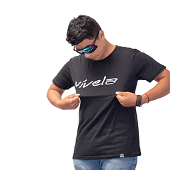 POLERA LIFESTYLE VÍVELA NEGRA DOS