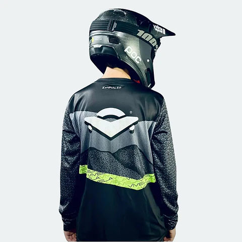 JERSEY TRICOTA MTB CICLISMO VÍVELA  IMPULSO NIÑOS