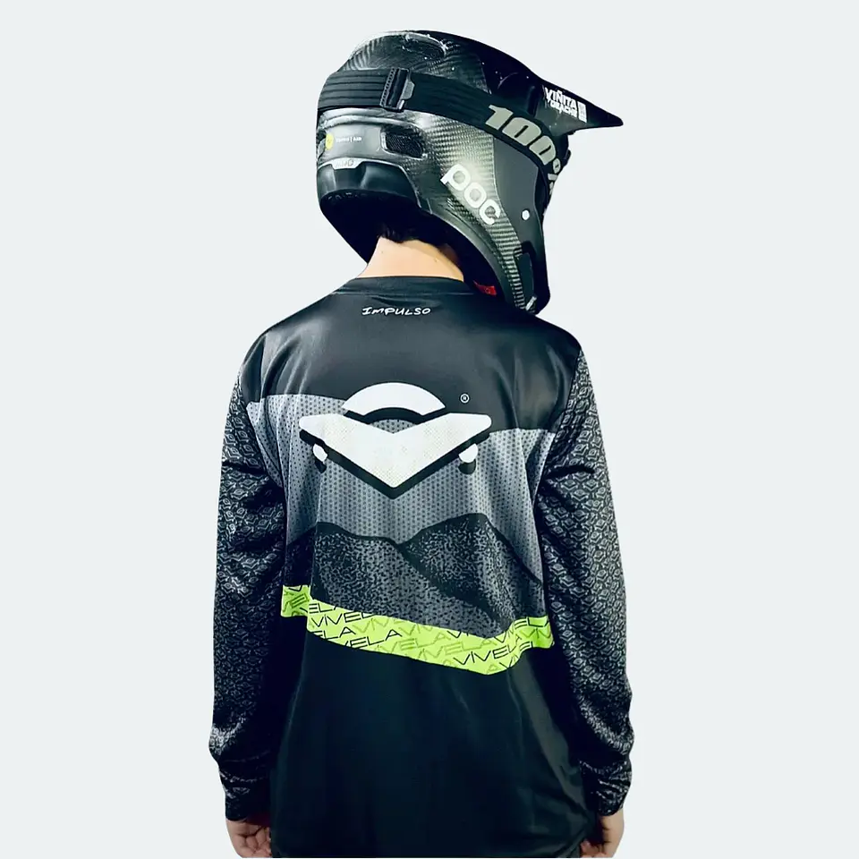 JERSEY TRICOTA MTB CICLISMO VÍVELA  IMPULSO NIÑOS 2