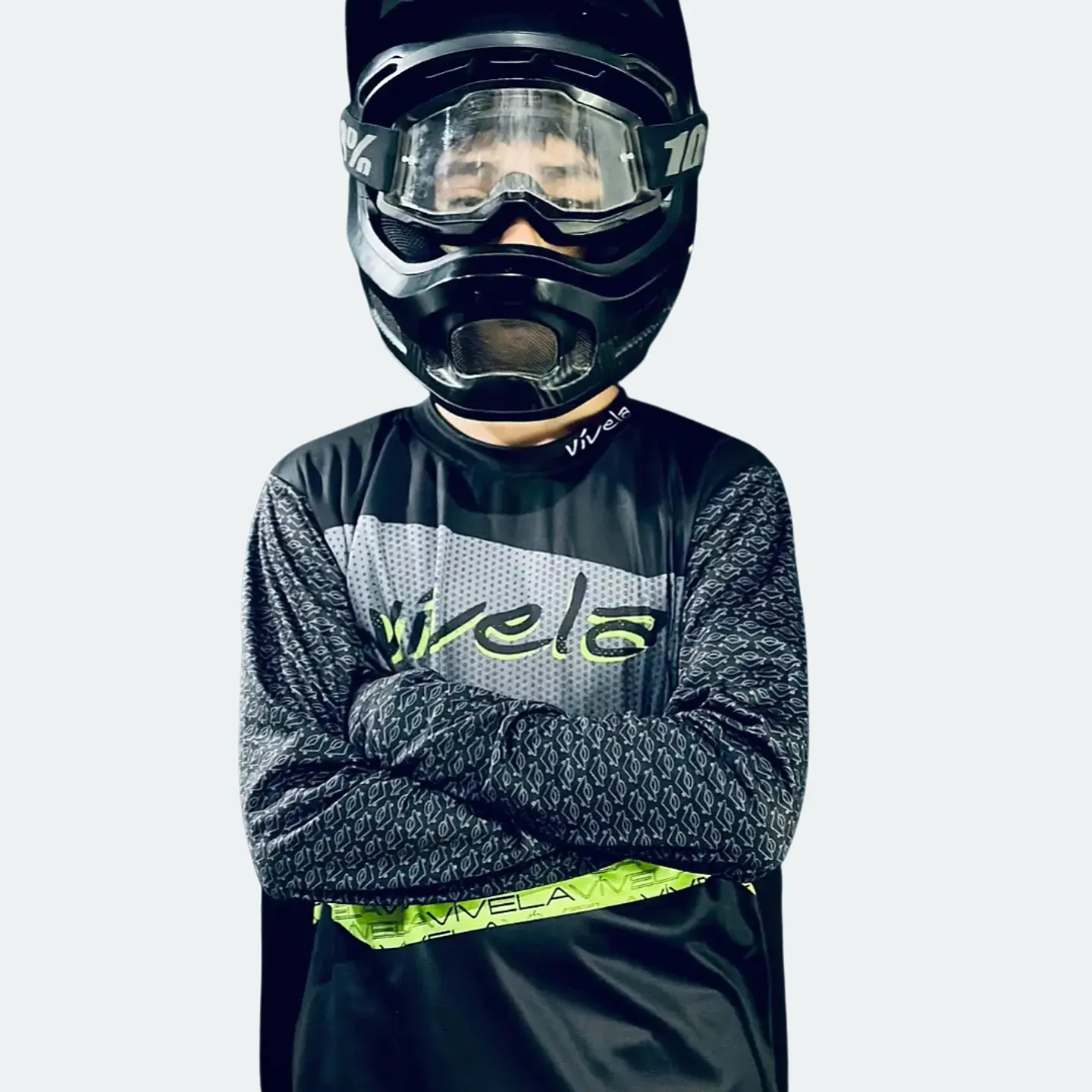 JERSEY TRICOTA MTB CICLISMO VÍVELA  IMPULSO NIÑOS 3
