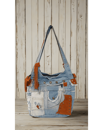 BOLSO DE JEANS Y CIERRE