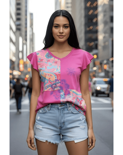 POLERA CAMILA FUCSIA