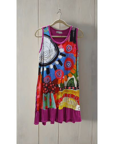 VESTIDO PALOMA MAGENTA