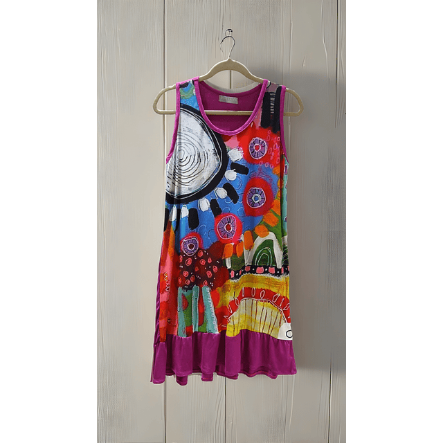 VESTIDO PALOMA MAGENTA