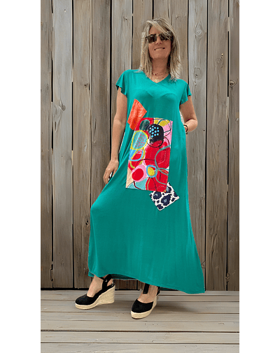 VESTIDO FLORENCIA VERDE