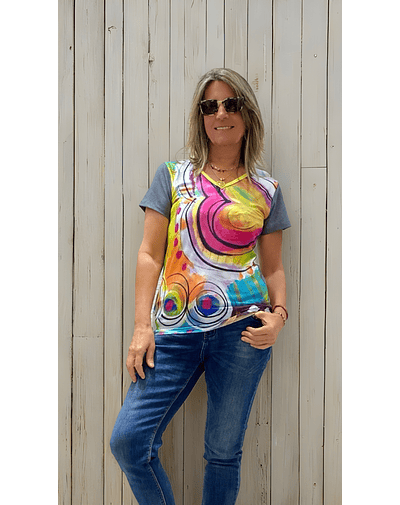 POLERA EVA ARCOIRIS
