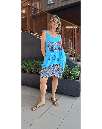 VESTIDO CANDELA CELESTE