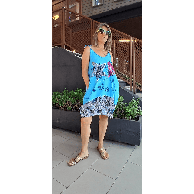 VESTIDO CANDELA CELESTE