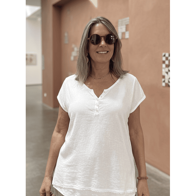 POLERA MIXTA BLANCA