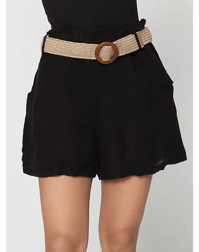 SHORT LINO NEGRO