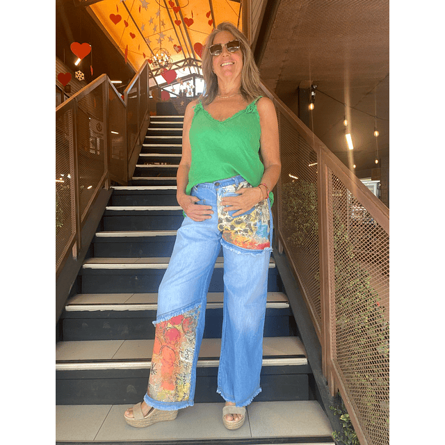 PANTALON BELEN BICOLOR 1