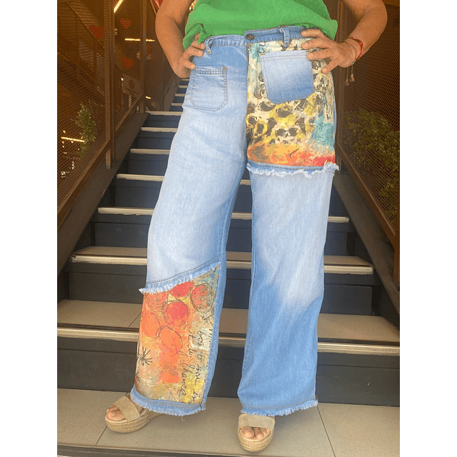 PANTALON BELEN BICOLOR 2