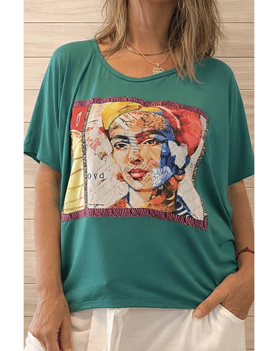 POLERA DOMINGA VERDE