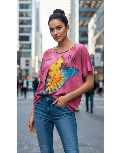 POLERA LARA MORADA CORAZON 