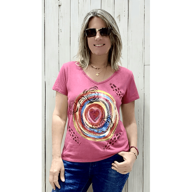 POLERA LARA MORADA ARCOIRIS