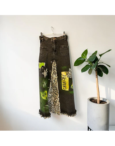 FALDA VERO GRIS VERDE 