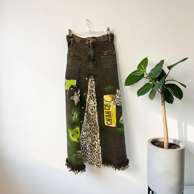 FALDA VERO GRIS VERDE 