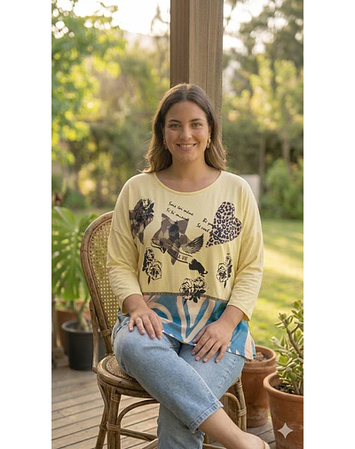 POLERA AURELIA ESTRELLAS
