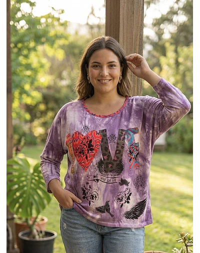 POLERA TIE LOVE 
